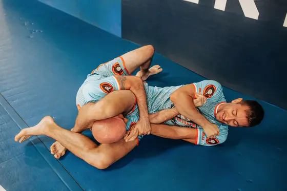 Rolling on the mats at Verde Valley BJJ