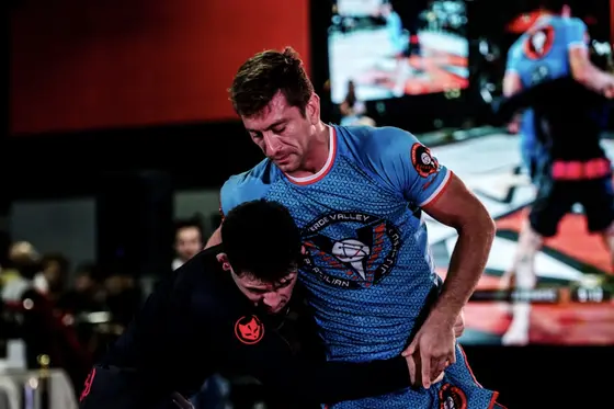 Coach Clay competing in the Verde Valley rashguard