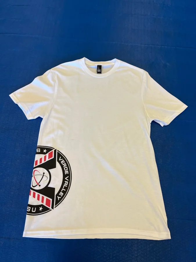 Custom White Side-Body VVBJJ T-shirt
