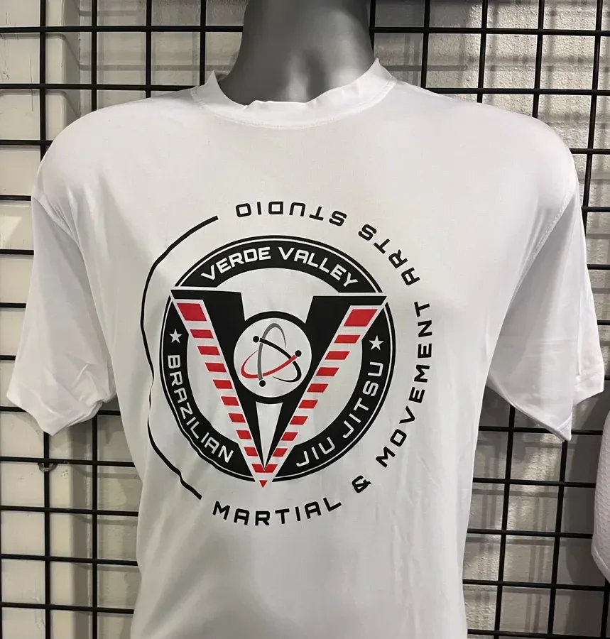 White Logo Cool and Dry shirt